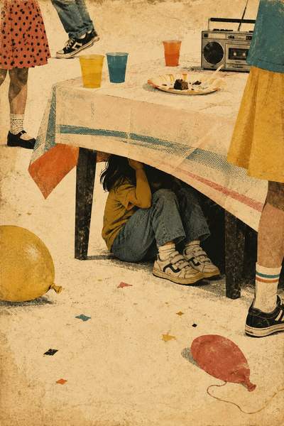 Ilustração de abertura do capítulo 1, Uma Autista dos Anos 90